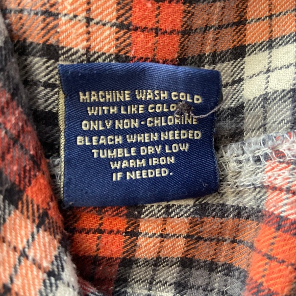 Supreme AMC CO Orange & Gray Plaid Flannel - Picture 6 of 6